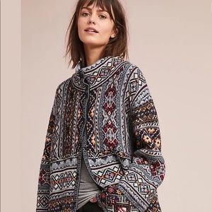 NWT Anthropologie Oslo Sweater Coat Sz XS M L XL